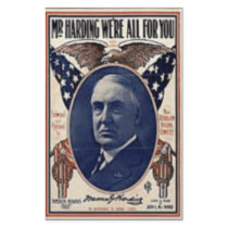 1920 Harding stationery