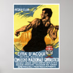 1920 Italian Gymnastics Poster