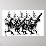 1920 Jazz Clowns, black Poster