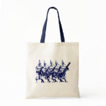 1920 Jazz Clowns, blue Canvas Bags