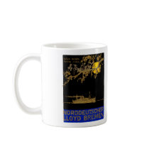1920 Ocean Liner Poster Mug