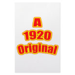 1920 Original Red Stationery Design