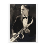 1920  Saxaphone Musician Postcards