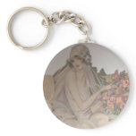 1920 Vintage beautiful bride - Customized keychains