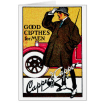 1920 Vintage Men's Clothing cards