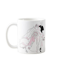 1920s Bride and Groom mugs
