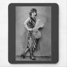 1920s Flapper Fashion Mousepad