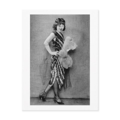 1920s Flapper Fashion Postcards by Photoblog