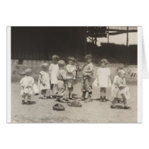 1920's Kids Playing on Major League Baseball Field cards by PaperTimeMachine 1920's Kids Playing on Major League Baseball Field cards