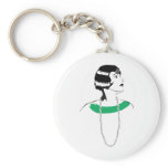 1920's Lady Key Chains