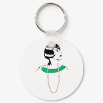 1920's Lady keychains