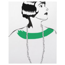 1920's Lady letterhead