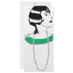 1920's Lady Customized Rack Card