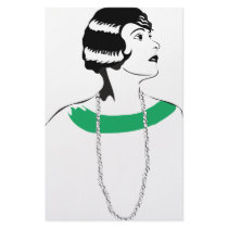 1920's Lady stationery