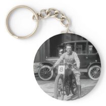 1920s Racing Motorcycle Key Chains