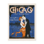1920s style dancing couple, Chicago music Postcards