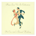 1920's Themed Wedding Invitations
