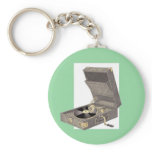 1920s Wind Up Gramaphone Key Chains