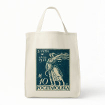1921 10m Polish Postage Stamp Bags