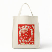1921 4m Polish Postage Stamp Bag