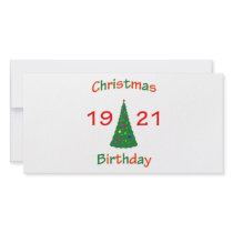 1921 Christmas Birthday photo cards