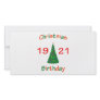 1921 Christmas Birthday Personalized Photo Card