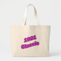 1921 Classic Purple Tote Bags