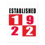 1922 Birthday Designs postcards