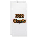1922 Classic Rack Card Template