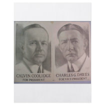 1922 Coolidge - Dawes Flyer Design