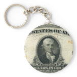 1922-Gold-Certificate-Gold Keychain