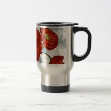 1922 Iceland Poppy Illustration Coffee Mugs