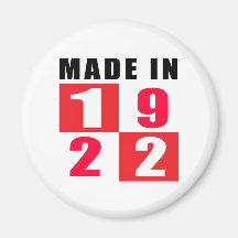 1922 made in designs refrigerator magnets
