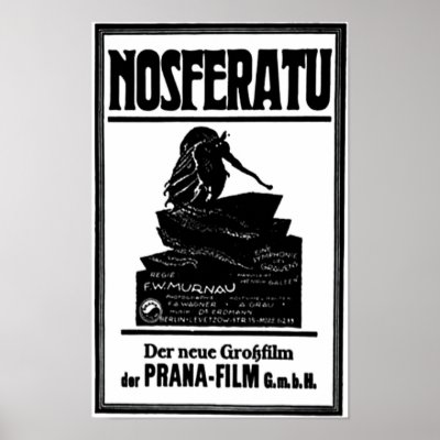 1922 Nosferatu Poster by huntforhorror