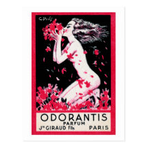 1922 Odorantis French perfume Post Cards