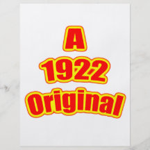 1922 Original Red Custom Flyer