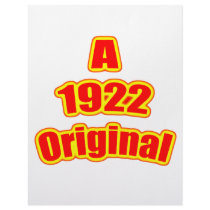 1922 Original Red Letterhead