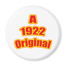 1922 Original Red Fridge Magnet
