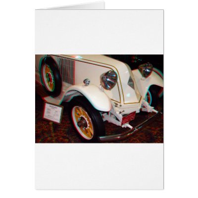 1923 Renault, Anaglyph Greeting Cards by TheCommitteeTo