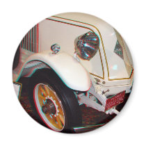 1923 Renault, Anaglyph Refrigerator Magnet