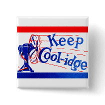 1924 Keep Coolidge Pinback Button