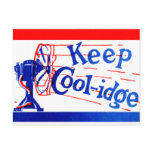 1924 Keep Coolidge Post Card