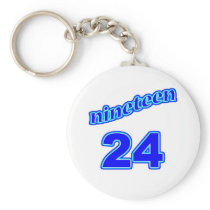 1924 Nineteen 24 Key Chains