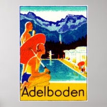 1925 Adelboden Switzerland Poster