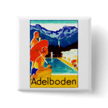 1925 Adelboden Switzerland Poster Pin