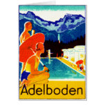 1925 Adelboden Switzerland Poster Greeting Cards