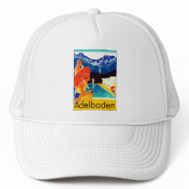 1925 Adelboden Switzerland Poster Hats