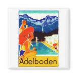1925 Adelboden Switzerland Poster Magnet