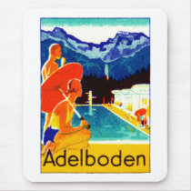 1925 Adelboden Switzerland Poster Mousepads