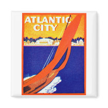 1925 Atlantic City Fridge Magnets